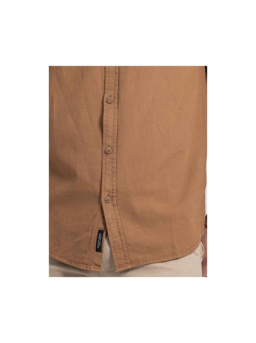 Chemise manches longues pur coton tamoris - Kiabi