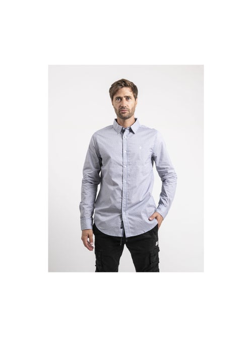 Chemise manches longues pur coton tivamor - Kiabi
