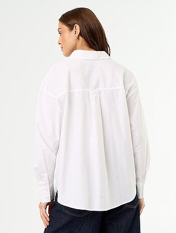 Chemise manches longues rayée