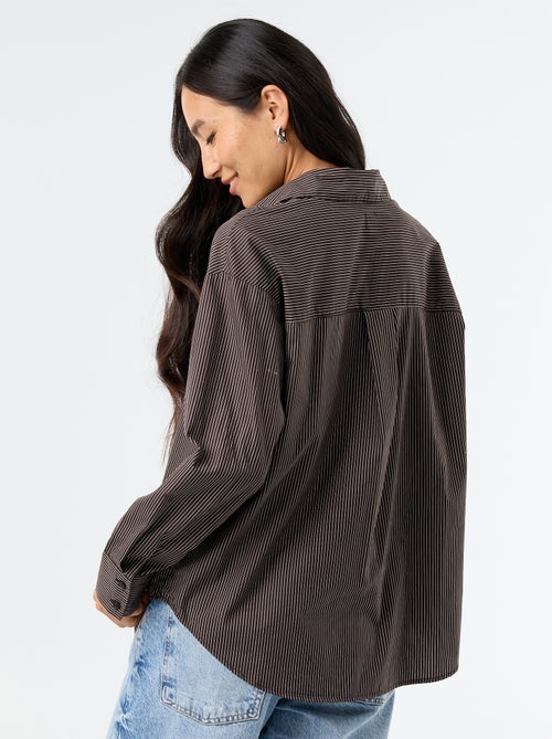 Chemise manches longues rayée - Kiabi Chemise manches longues rayée - Kiabi