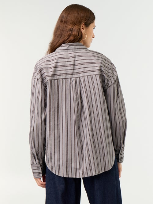 Chemise manches longues rayée - Kiabi Chemise manches longues rayée - Kiabi