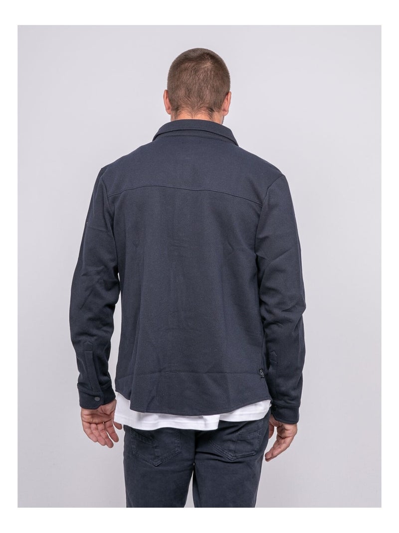 Chemise manches longues talogan Bleu marine - Kiabi