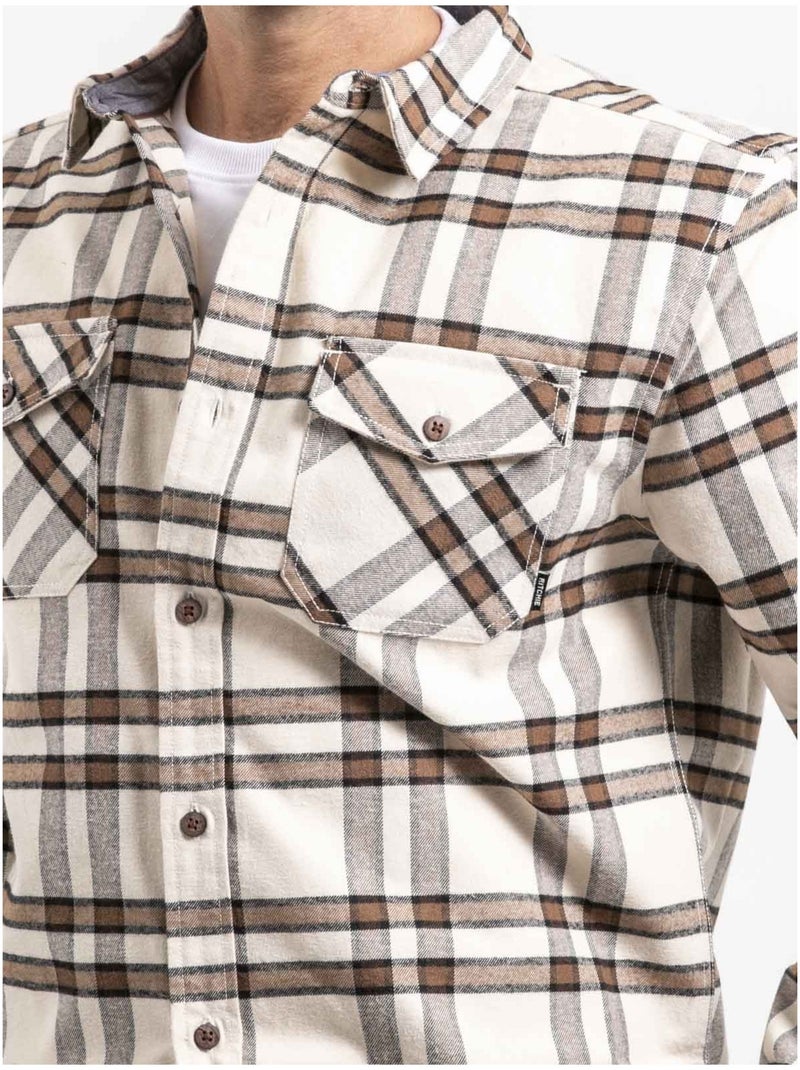 Chemise manches longues tomapal Ecru - Kiabi