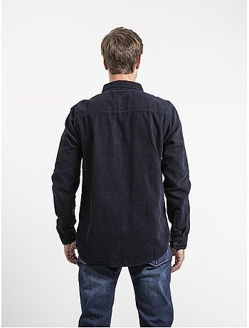 Chemise manches longues velours côtelé torold