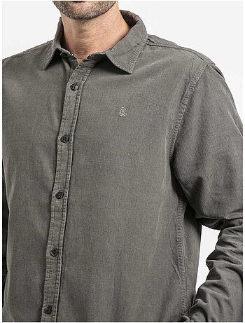 Chemise manches longues velours côtelé torold