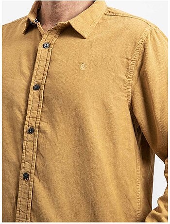 Chemise manches longues velours côtelé torold