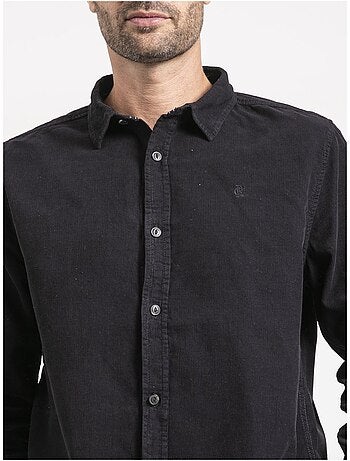Chemise manches longues velours côtelé torold