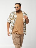 chemise manchzes courtes à motif VERT - Kiabi