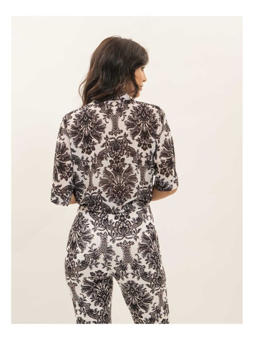 Chemise motifs nouée oxalie - Kiabi