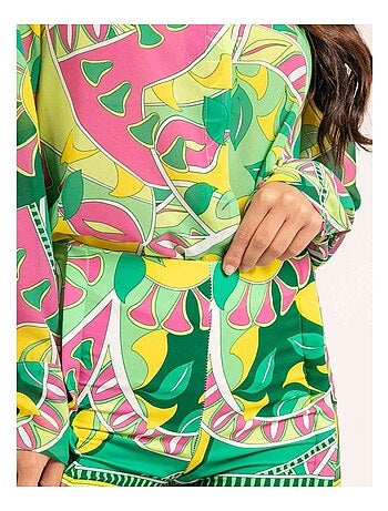Chemise motifs ombelle