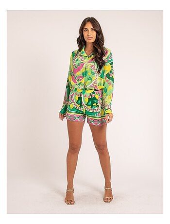 Chemise motifs ombelle