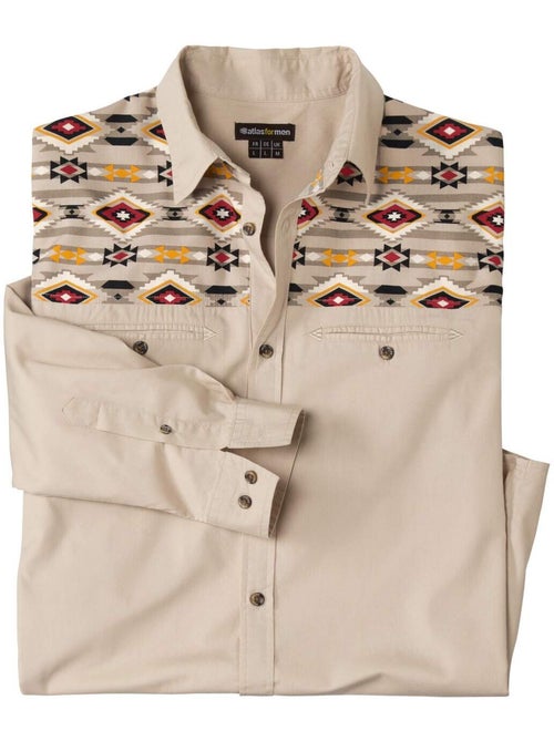 Chemise navajo land   - atlas for men - Kiabi