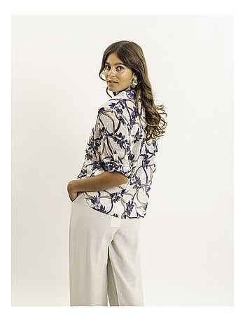 Chemise nouée motifs oberda