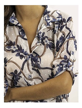 Chemise nouée motifs oberda