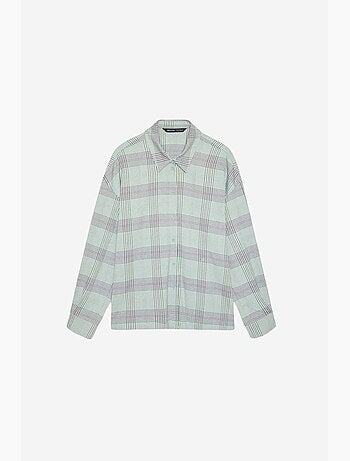 Chemise oversize à carreaux dilvin