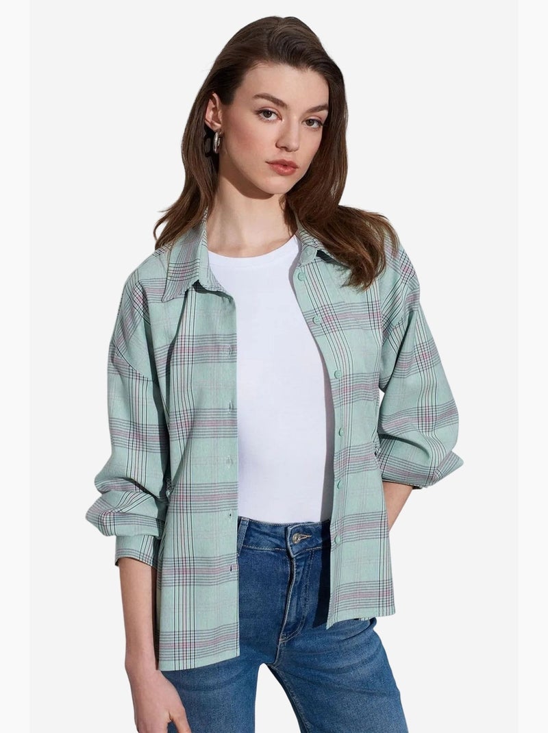Chemise oversize à carreaux dilvin Multicolore - Kiabi