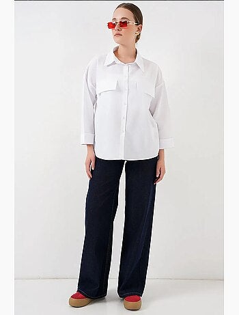 Chemise oversize avec détails de poche bdart