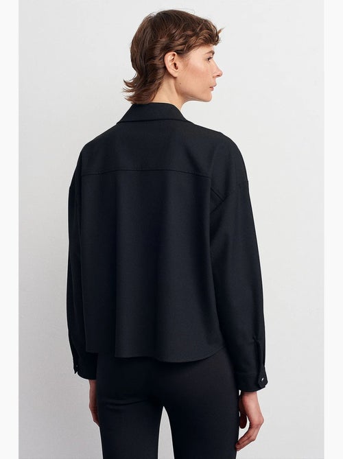 Chemise oversize en crêpe à boutons dilvin - Kiabi