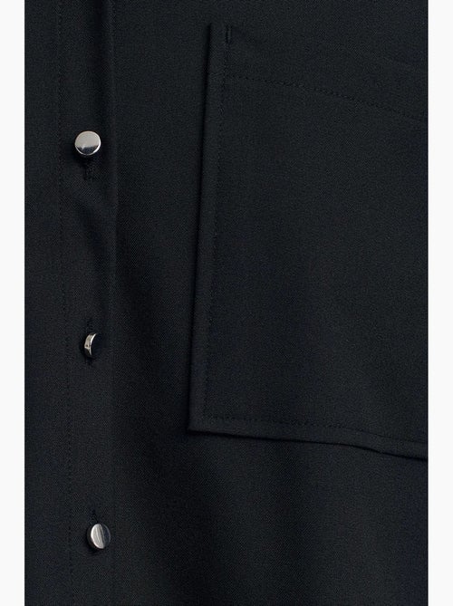 Chemise oversize en crêpe à boutons dilvin - Kiabi