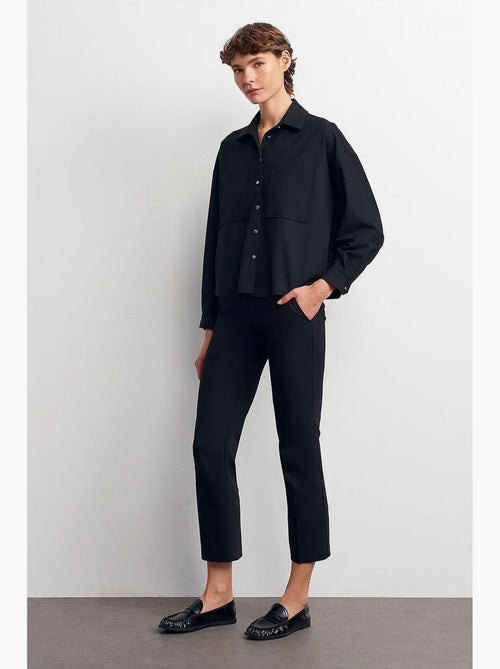 Chemise oversize en crêpe à boutons dilvin - Kiabi