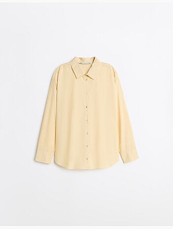 Chemise oversize en popeline, mo fashion