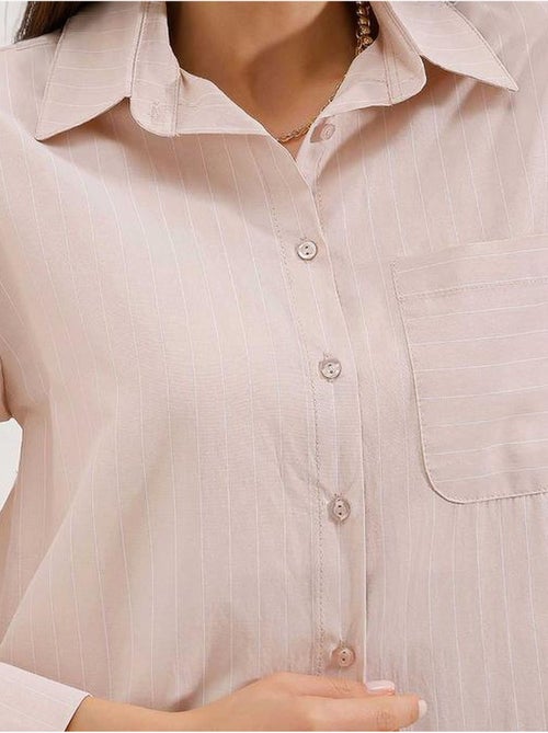 Chemise oversize rayée avec poches bdart - Kiabi