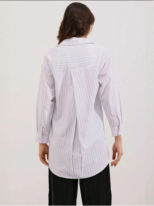 Chemise oversize rayée avec poches bdart - Kiabi