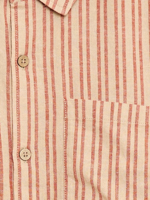 Chemise oversize rayée - Kiabi