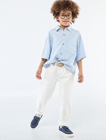 Chemise oversize rayée