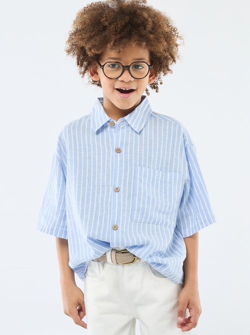 Chemise oversize rayée - Kiabi