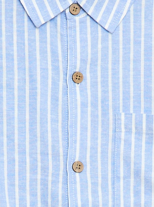 Chemise oversize rayée - Kiabi