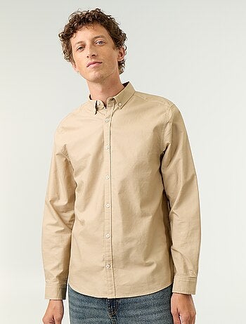 Chemise oxford à ouverture boutonnée
