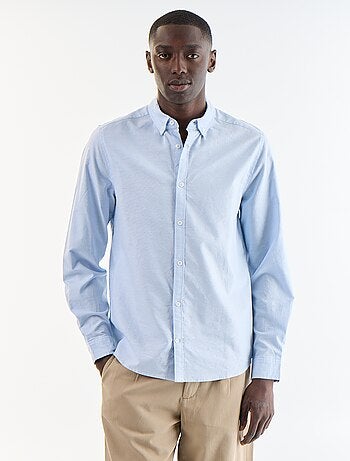 Chemise oxford à ouverture boutonnée