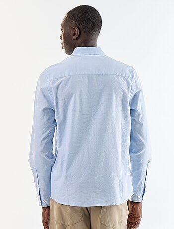 Chemise oxford à ouverture boutonnée
