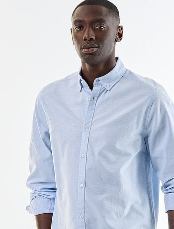 Chemise oxford à ouverture boutonnée