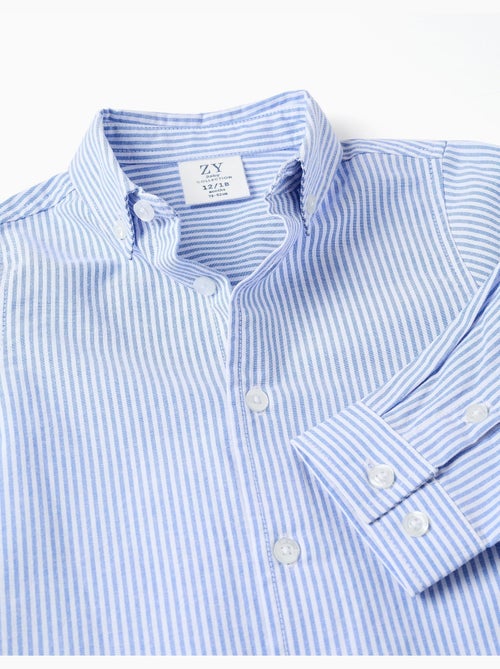 Chemise Oxford à Rayures - Kiabi