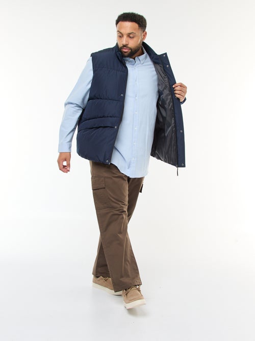 Chemise oxford droite unie - Kiabi