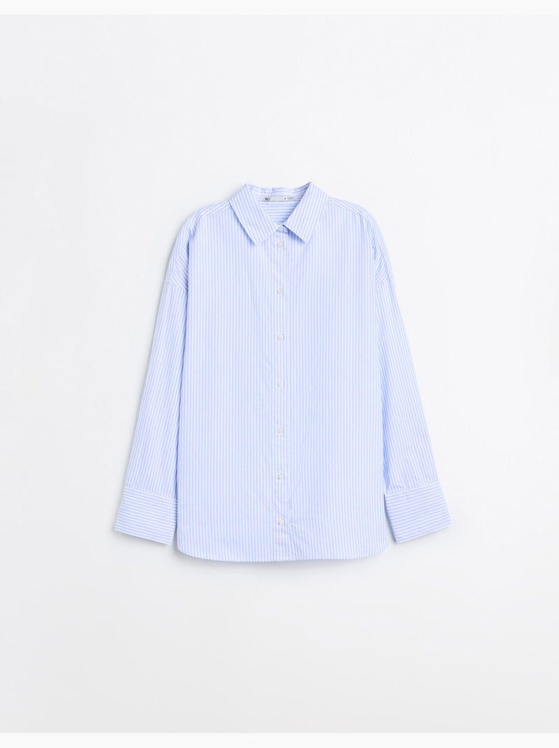 Chemise oxford, mo fashion Bleu - Kiabi