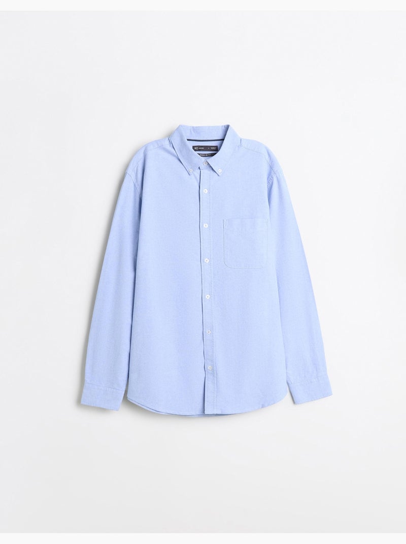 Chemise oxford, mo fashion Bleu - Kiabi