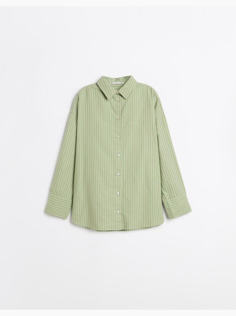 Chemise oxford, mo fashion Vert - Kiabi