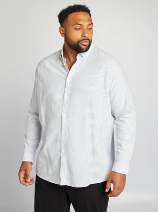 Chemise oxford rayée