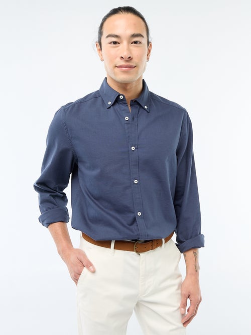 Chemise oxford regular fit - Kiabi Chemise oxford regular fit - Kiabi