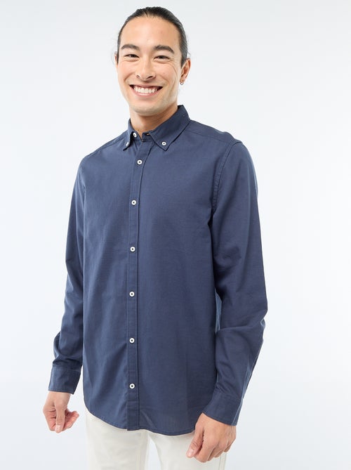Chemise oxford regular fit - Kiabi Chemise oxford regular fit - Kiabi