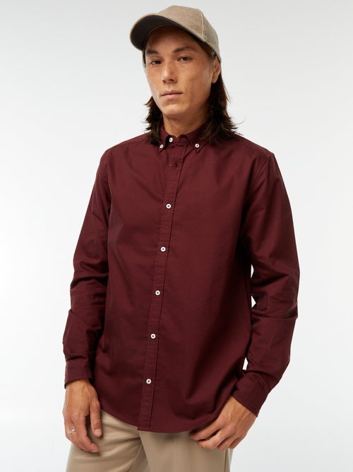 Chemise oxford regular fit - Kiabi Chemise oxford regular fit - Kiabi