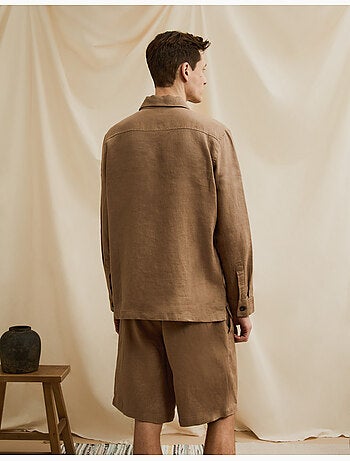 Chemise par-dessus 100 % lin, MO Fashion