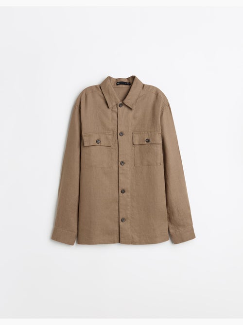 Chemise par-dessus 100 % lin, MO Fashion - Kiabi