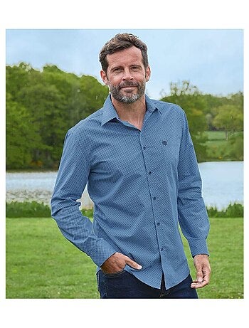 Chemise Popeline Fantaisie - ATLAS FOR MEN