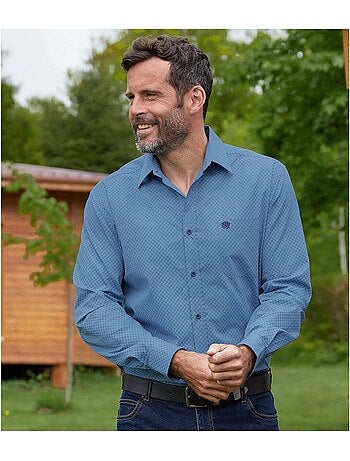 Chemise Popeline Fantaisie - ATLAS FOR MEN