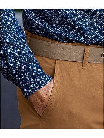 Chemise Popeline Fantaisie à Micro-Motifs - ATLAS FOR MEN