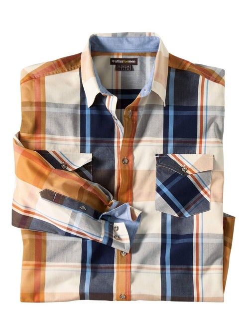 Chemise Popeline Passion Outdoor - ATLAS FOR MEN - Kiabi Chemise Popeline Passion Outdoor - ATLAS FOR MEN - Kiabi